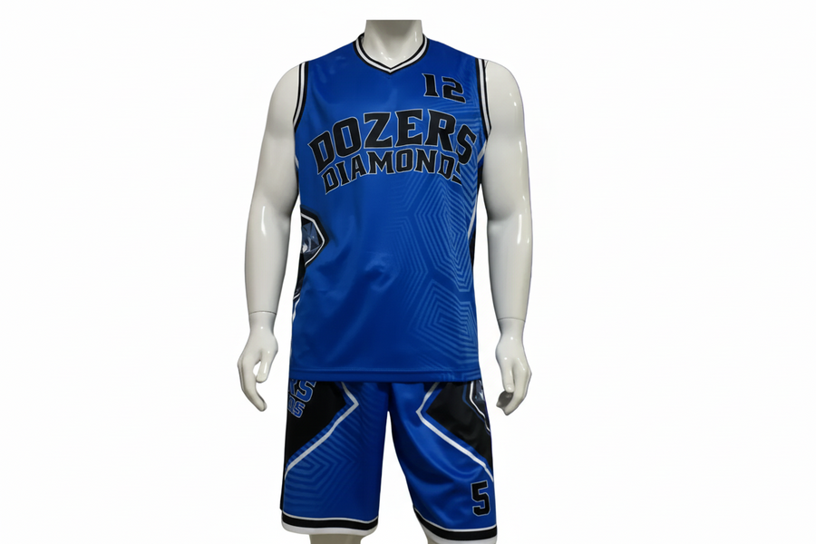 Coordinated singlet and shorts. Made around the team’s identity.