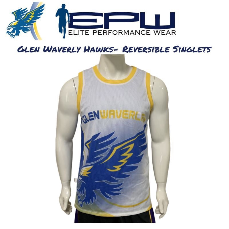 AFL Preseason reversible Singlet (Custom Sublimated)