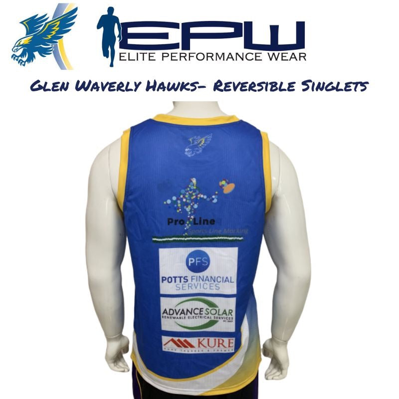 AFL Preseason reversible Singlet (Custom Sublimated)
