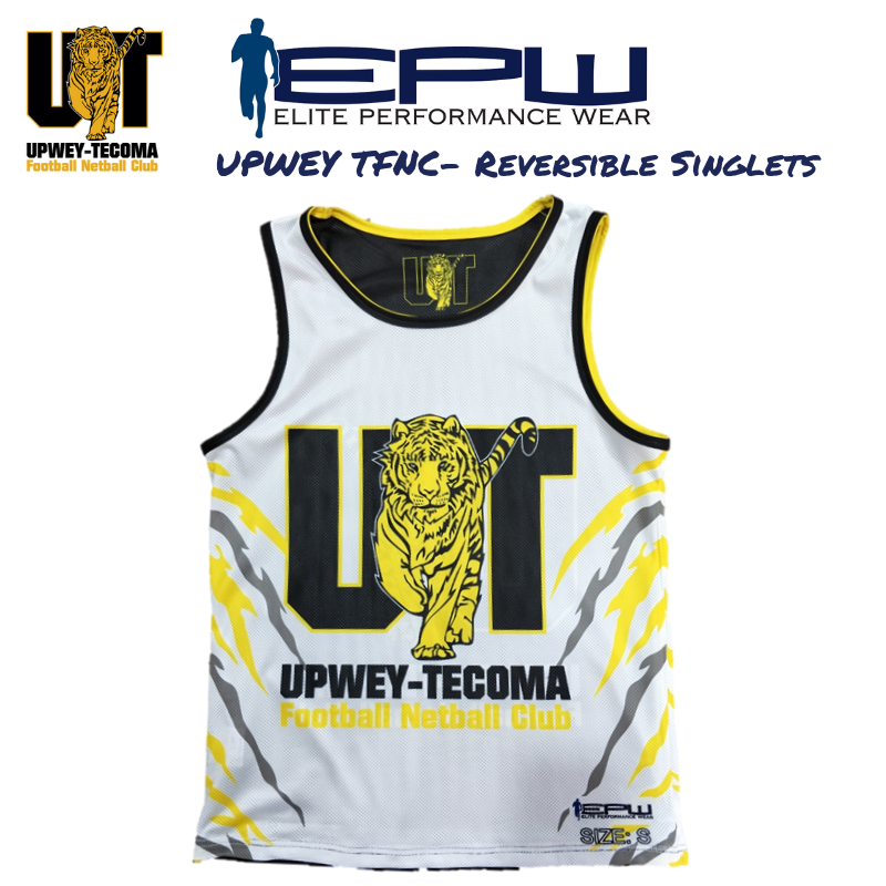 AFL Preseason reversible Singlet (Custom Sublimated)