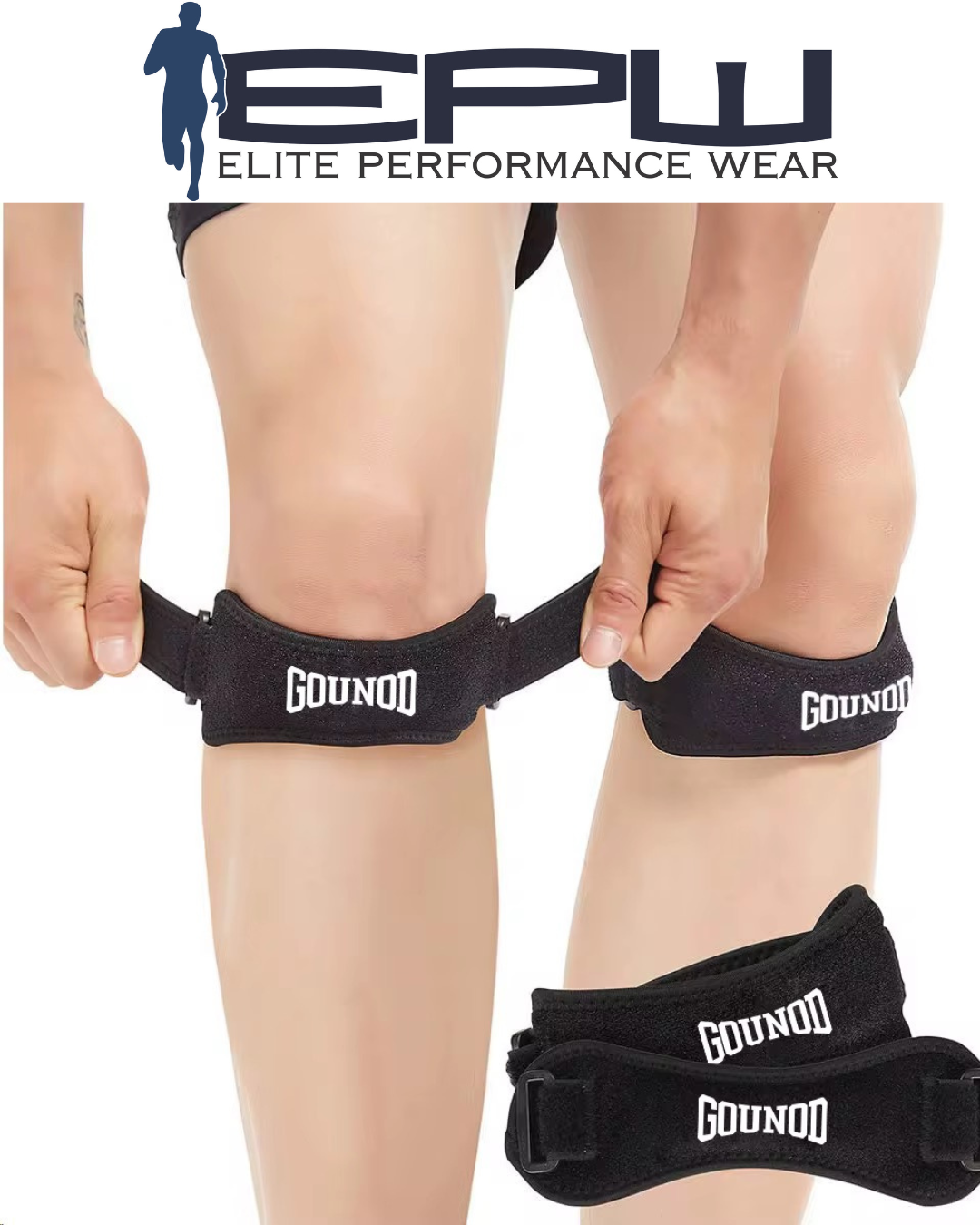 Elite Performance Wear – Patellar Knee Support (2 Pack)
