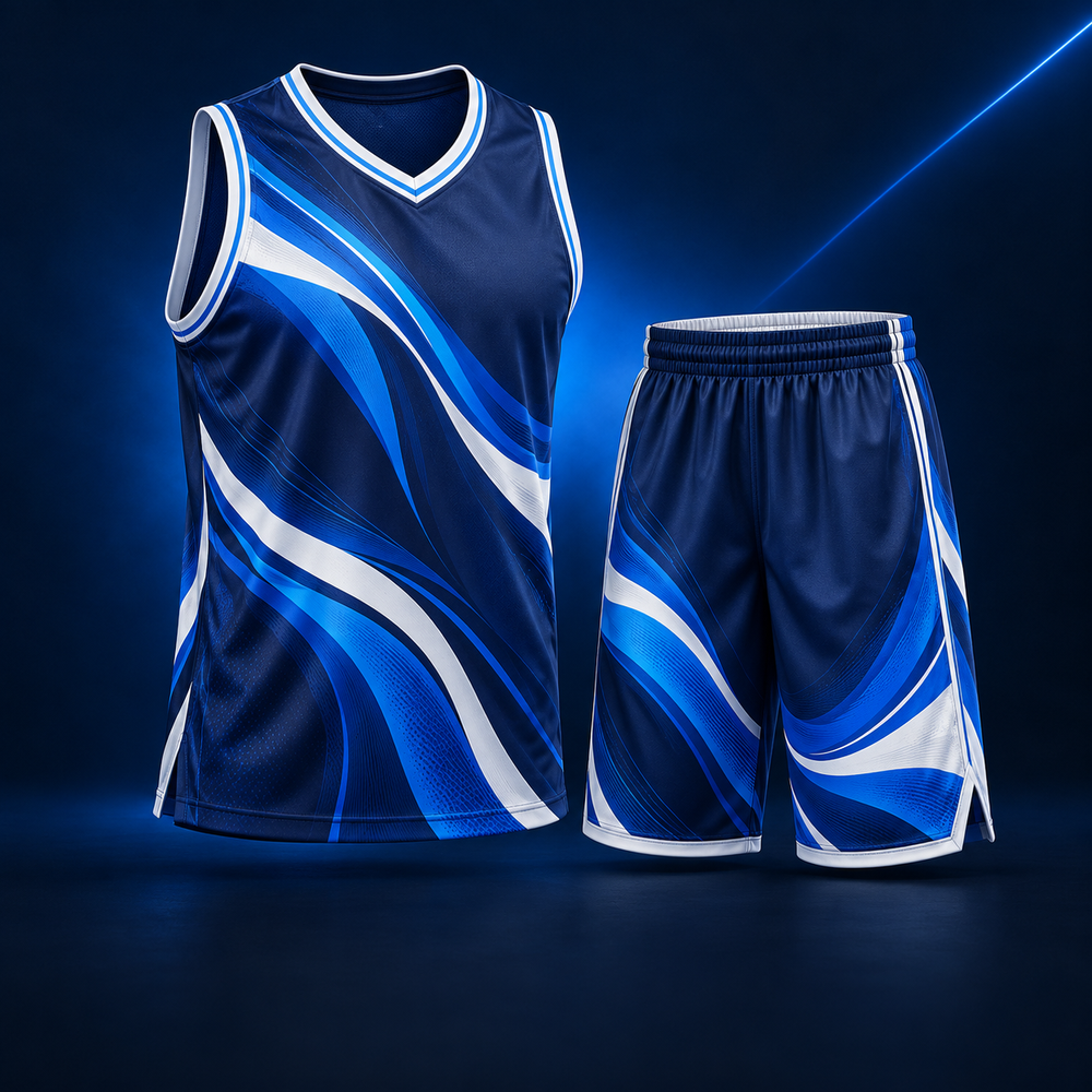 Basketball apparel — illustrative custom design concept