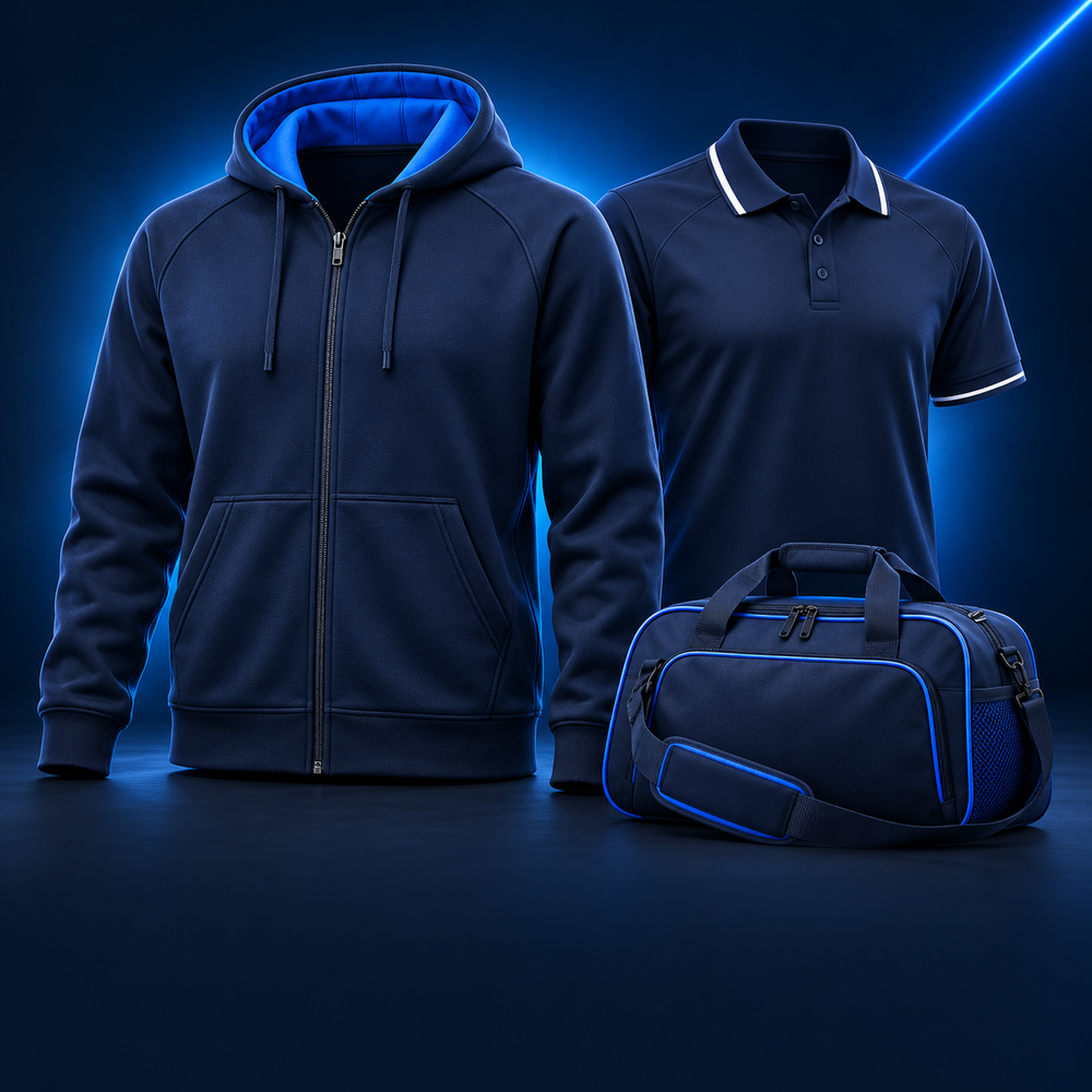 Schools apparel — illustrative custom design concept
