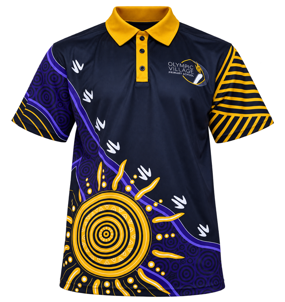 Retouched EPW Olympic Village Primary School custom polo
